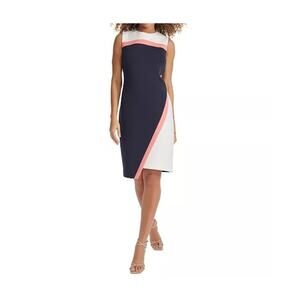 Tommy Hilfiger Women's Color-Blocked Asymmetric Dress Size 2